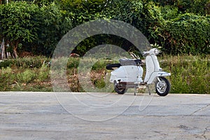 Vintage italian scooters Lambretta in thailand