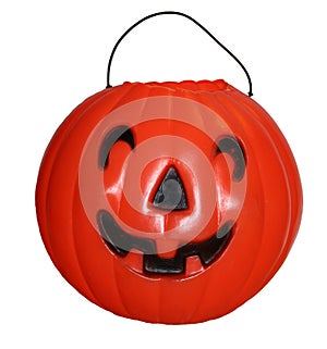 Vintage Jackolantern Candy Basket