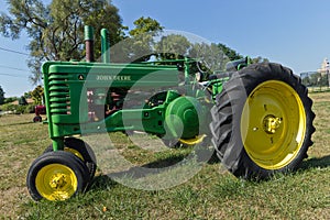 Vintage John Deere Model A Tractor