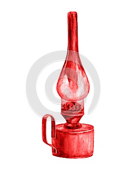 Vintage kerosene lamp