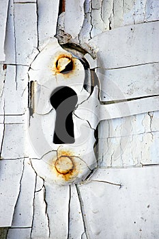 Vintage keyhole