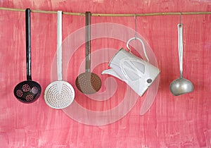 Vintage kitchen utensils