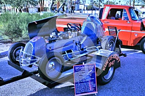 Vintage Kurtis Kraft Midget Race At Car Show