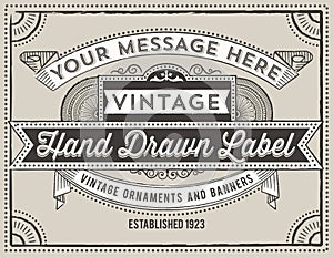 Vintage Label Design