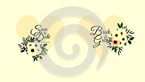 vintage label flowers frames in detailed style invitations, sales, ads