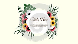 vintage label flowers frames in detailed style invitations, sales, ads