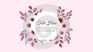 vintage label flowers frames in detailed style invitations, sales, ads