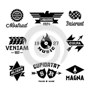 Vintage labels