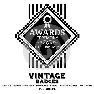Vintage Labels - Recognition Awards