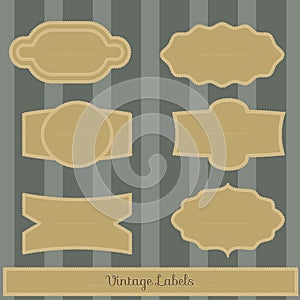 Vintage Labels Set I