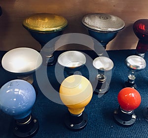 Vintage lamps colours
