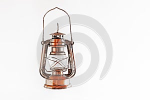 Vintage lantern, retro lamp, save electricity