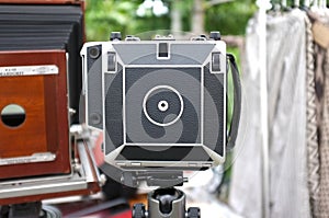 Vintage large format cameras