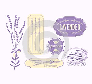 Vintage lavender background, aromatherapy and spa