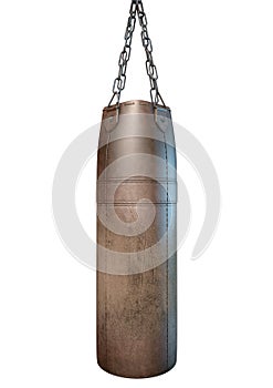 Vintage Leather Punching Bag