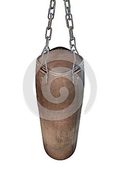 Vintage Leather Punching Bag