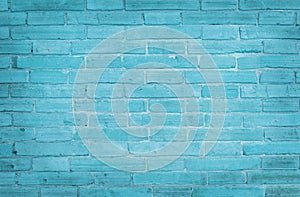 Vintage light blue brick wall texture background, Pattern of pastel color slate stone for design art work