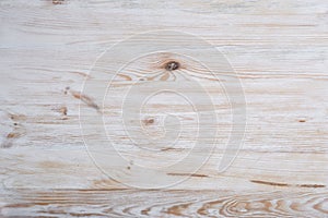Vintage light wooden background. Natural wood with knots and well visible structure. Textured surface