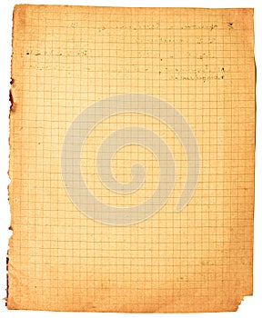 Vintage lined paper