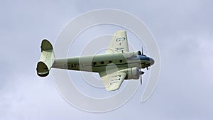 Vintage Lockheed 12A Electra Junior in flight