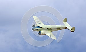 Vintage Lockheed 12A Electra Junior in flight