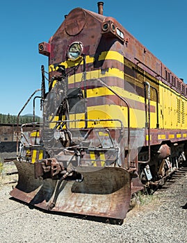 Vintage locomotive, Portola Railroad Museum