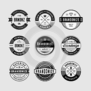 Vintage logo & badges bundle 1 photo