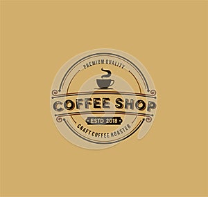 VINTAGE LOGO FOR COFFE SHOP ROASTERY