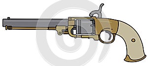 Vintage long revolver