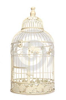Vintage looking bird cage