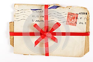 Vintage love letters