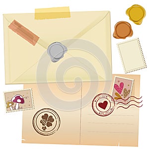 Vintage Mail Graphic