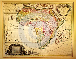 Vintage Map of Africa