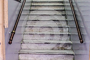 Vintage Marble Stairs Graphic Architecture Entrance