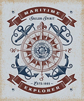 Vintage Maritime Explorer Typography