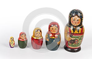 Vintage matryoshkas