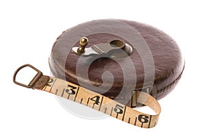 Vintage Measuring Tape Isolated