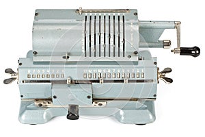 Vintage mechanical calculator