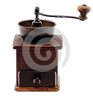 Vintage mechanical coffee grinder