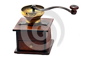 Vintage mechanical coffee grinder