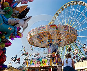 Vintage merry-go-round