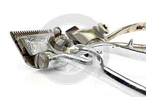 Vintage metal hair trimmers
