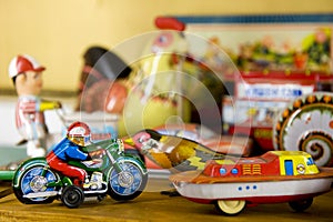 Vintage metal toys