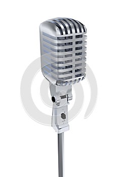 Vintage Microphone Isolated