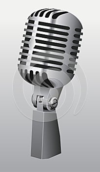 Vintage Microphone vector