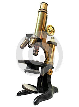 Vintage microscope