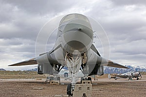 Vintage military airplane