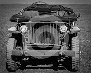 Vintage Military Jeep