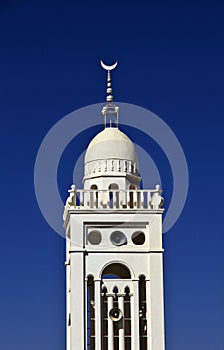 The vintage minaret in Seiyun city of Hadhramaut, Yemen