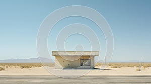 Vintage Minimalist Architecture: A Subversive Public Installation In The Desert